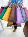 11|x11| - Plain Beg Anyaman Sarawak/ Tote Bag Women / PVC Bakul Anyaman Handmade Wanita Penan Sarawak. 