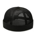 Brimless Docker Cap Washed Style Boy Girls Student Skullcap Hats Men Cotton Beanie Docker Brimless Hat Rolled Cuff Harbour Hats. 