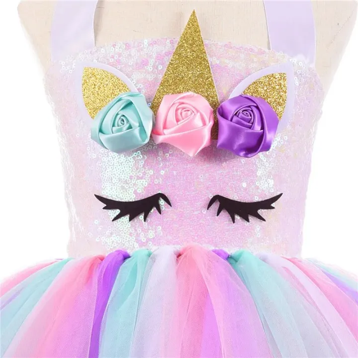 Girls%20Unicorn%20Dresses%20Christmas%20Kids%20LED%20Lights%20Sequin%20Pastel%20Rainbow%20Birthday%20Party%20Tutu%20Dresses%20Shiny%20Princess%20Cosplay%20CostumeBasketball%20-%20Image%204
