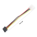 4 Pin IDE Molex to 1 serial ATA SATA Cable for Pc. 