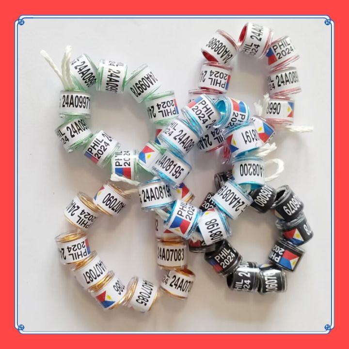 VibeVendor%2050%20Pcs/20%20pcs%202024/2025%20PHA%20Pigeon%20foot%20ring%20with%20base%20Serial%20number%20Pigeon%20ring%20PHA/PHIL%20ring%20Colored%20interior%20Pigeon%20ring%20-%20Image%205