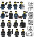 【Thriving】 16pcs Soldiers Mini Figures SWAT Series Kids Building Blocks Education Legoing Army Toys gift. 