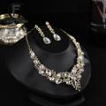 Dangle Earrings Extension Chain Heavy Dinner Women Jewelry Necklace. 