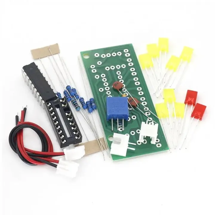 LM3915 10 LED Sound Level Display Audio VU meter DIY PCB kit [DKT-103]