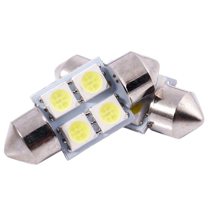 DC%2012V%2030mm%204%205050%20SMD%20Car%20Interior%20Dome%20Festoon%20LED%20Light%20White%202%20Pcs%20-%20Image%209