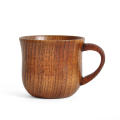 Sustainable Wooden Cup Rustic Style Handmade Eco-Friendly Drinking Cup Artisan Crafted Natural Wood Tea Cup for Home Home Kitchen Travel Accessory Gift Item Teaware Collection Drinkware Enthusiasts. 