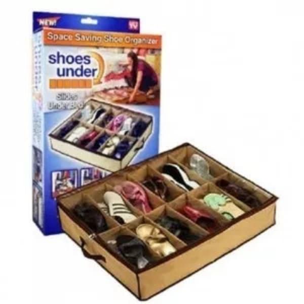 Telebrands Shoe Organizer Shoes Under Space-Saving