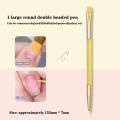 Nail Design Art Double Headed Pen Brush Painting Brush Uv Gel Extension Drawing Carving Pen Diy Manicure Tool Nail Brush DFGGT. 