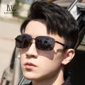 LouisWill Men Polarized Sunglasses Night Vision Sunglasses Color Change Retro Square Sunglasses UV400 Aluminum Magnesium Carbon Fiber Legs  Eyewear Ultra Light Anti Glare Glasses Outdoor Sports Driving Sunglasses. 