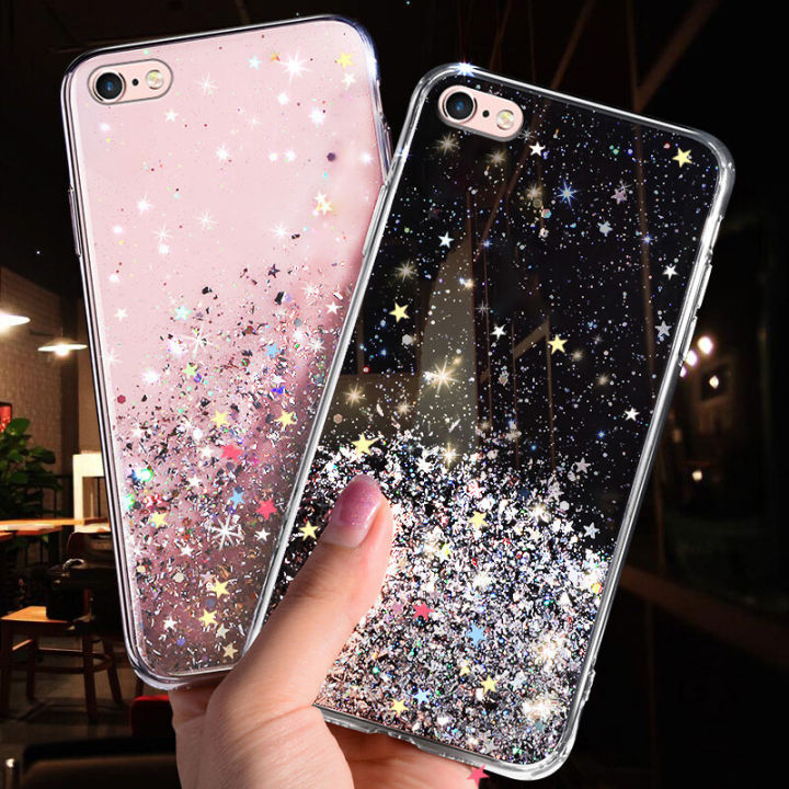 For%20iPhone%206s%20Plus%20/%20iPhone%206%20Plus%20Back%20Cover%20Luxury%20Bling%20Shining%20Gold%20Foil%20Girls%20Cases%20Space%20Glitter%20Stars%20Soft%20Silicone%20Mobile%20Phone%20Protective%20Case%20-%20Image%202