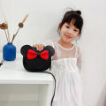Girls Bowknot Messenger Bag Cartoon Bows Kids Shoulder Bag Children PU Leather Cute Coin Purse Handbag. 