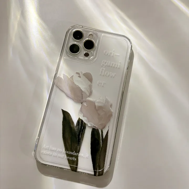 Cool%20Flower%20Iphone15%20Phone%20Case%2013%20Apple%2014pro%20Max%20Applicable%2011%20Artistic%20Xs%20Silicone%208/12%20-%20Image%203