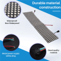 WS2812 Led Programmable Light WS2812 RGB LED Matrix Panel Individually Addressable Flexible for Video Display, DC5V (8x32). 