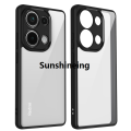 Frame protective case Pro Pi Note protective case, suitable for 4G transparent hard phone case lens 5G mi Note Xiaomi Redmi 13 P for Redmi 13 13 Plus 13C TPU.. 