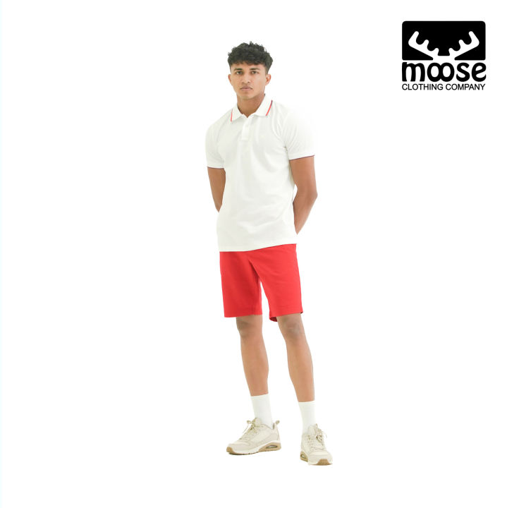 Moose%20Men%E2%80%99s%20Minimal%20Stripe%20Polo%20T-Shirt%20%E2%80%93%20Powder%20White%20-%20Image%202