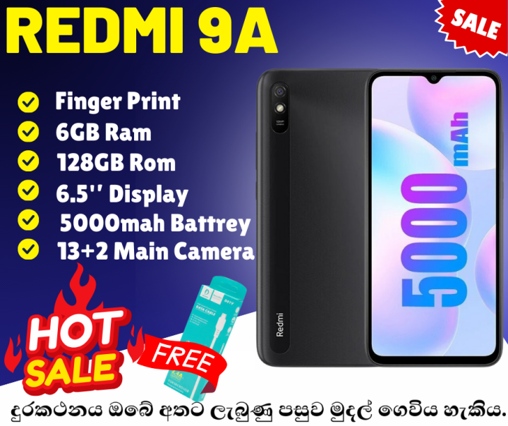 Redmi 9A Smart phone Xiomi 6GB Ram 128GB Storage Android