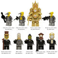 Compatible with Lego Titan Monitor Man Gold Clock Man Electric Drill Man Toilet Man Assembled Children Minifigures Toy. 