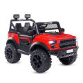 Pobo 5 Motors Electric Battery Operated Ride on Jeep for Kids of Age 2 to 8 Years- The Metallic Painted Driving Ride on Car with Music, Lights and Bluetooth Remote Control (Metallic Red) |MB6004 21M. 