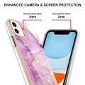 Lanyard Case for iPhone 11 Crossbody Strap Lanyard Phone Case Silicone Marble Pattern Soft TPU Bumper Cover. 
