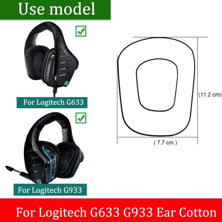 NEW%20Headphone%20Earpads%20Covers%20For%20Logitech%20G633%20G933%20G633S%20G933S%20Headset%20Gaming%20Cushion%20Pad%20Replacement%20Ear%20Pads%20Head%20Beam%20Accessorie%20-%20Image%206