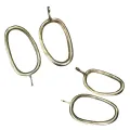 Pair of Large Silambu - සිලම්ඹු சிலம்பு Sri Lankan traditional musical and Dancing instruments Brass. 