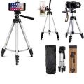 Tripod 3110 Camera Stand with Phone Holder Clip. 