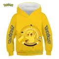 Pikachu Children Clothing Pokemon Hoodie Kids Clothes Girls Sweatshirt Boys Hoodie Clothes for Teenagers Babyboy Clothes. 