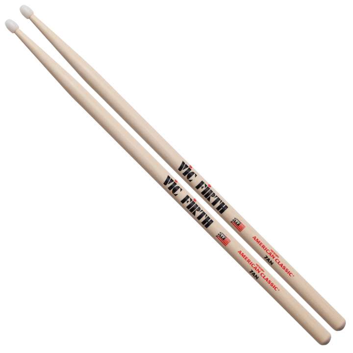 Vic%20Firth%20American%20Classic%207AN%20Nylon%20Tip%20Hickory%20Drumsticks%20-%20Image%205