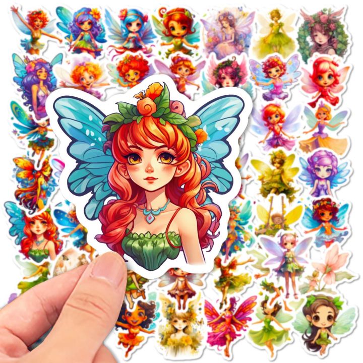 20/40pcs Fairy Stickers Colorful Fantasy Fairies and Angels Stickers ...