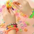 Hand Loom Rubber Bands / DIY Tool Set Colourful Waves Machine Bracelet Handicrafts Kit Set Packet -01 Pcs. 