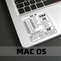 Windows PC Reference Keyboard Shortcut Sticker for PC Laptop Desktop MACBOOK Laptop Software Shortcut Sticker. 