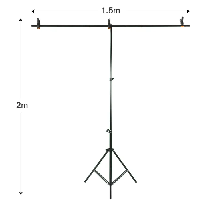1.5%20*%202m/%205%20*%207ft%20Green%20Backdrop%20Screen%20%20Chromakey%20Background%20Photography%20Kit%20with%20Adjustable%20T-Shaped%20Background%20Stand%203pcs%20Backdrop%20Clamps%20-%20Image%206