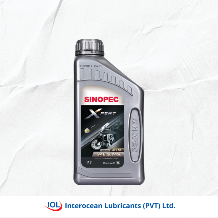 SINOPEC XPERT SL MA2 20W-50 Motorcycle Engine Oil
