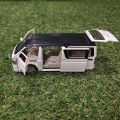 1:32 Die Cast Toyota KDH Hiace Van Model Alloy Diecasts Metal Toy Vehicles Simulation Sound and Light Collection Gift. 