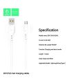 Denmen High Speed Data Cable Charging And Sync 2.4A OutPut For Micro USB / Type-c / Lightning Super Fast Charging Cable. 