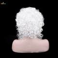 Santa Hair and Beard Set Durable Funny Santa Claus Costume Accessories for Stage Performance Party. 
