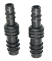 Garden hose 1/2" to 3/8" Barb straight reducing connector (2pcs) 16mm to 8/11mm irrigation hose connector straight body pipe Repair barbed drip Fittings connector linker for green house gardening water 16 mm 8 . reduce reduction. 