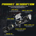 Car LED Projector Headlight Laser Beam H4. 