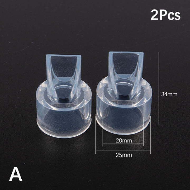 2pcs Solid Color Duckbill Valve Breast Pump Backflow Protection Breast Pump Parts Silicone Baby Feeding Nipple Manual/Electric Breast Pump Accessories