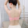 Bralette Push Up Bras for Women Underwear Vintage Floral Print Adjustable Lingerie Brasieres Para Mujer Sutian Feminino. 