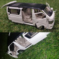 1:32 Die Cast Toyota KDH Hiace Van Model Alloy Diecasts Metal Toy Vehicles Simulation Sound and Light Collection Gift. 