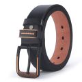 【HUT】 Men's Fashion Pin Buckle Business Jeans Pants Belt Luxury Leather Strap Pin Buckle Belts For Men 120Cm. 