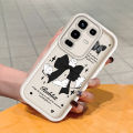 TA for Infinix Note 50 4G Note 50 Pro 4G Back Cover Soft Square Ladder Cute Bowknot Rabbit Mobile Cover Silicone Camera Protection Phone Case. 