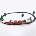 Christmas Train Electric Toys Christmas Tree Decoration Train Track Frame Railway Car with Sound&Light Rail Car Christmas Gifts. 