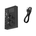 MX5 Mini Low Noise 4-Channel Stereo Audio Mixer 6.35/3.5mm Mono Inputs for Studio, Bar, for Club. 