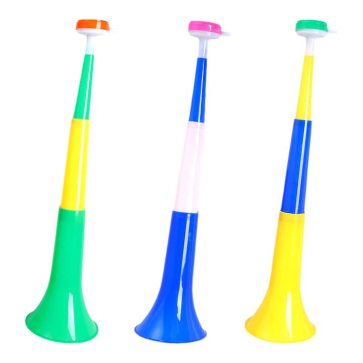 【LuxeGlow】3x Stadium Cheer Fan Trumpet Refueling Toy Cheerleading Noisemaker Kid Cheering Props Handheld for Sports Party Events