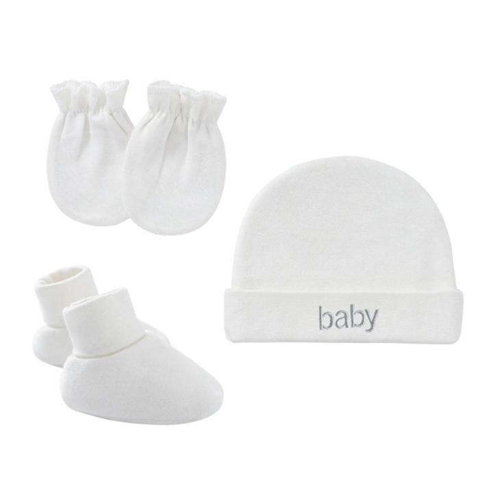 Radiant Newborn Hat Gloves Comfo ble Baby Boy Girl Autumn Beanie Cap Socks Mittens
