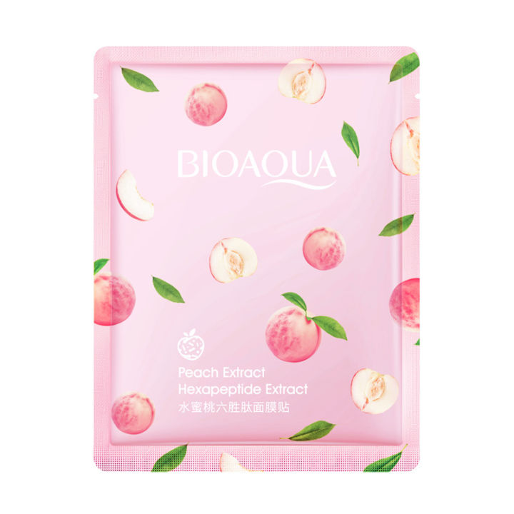 10pcs%20BIOAQUA%20Honey%20Peach%20Facial%20Masks%20Moisturizing%20Refreshing%20Brightening%20skincare%20Face%20Mask%20for%20Face%20Korean%20Skin%20Care%20Products%20-%20Image%205