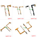 For Tecno Spark 3 4 5 6 7 8 8c 10C Go Air Pro Lite Power On Off Volume Up Down Switch Side Key Flex Cable. 