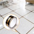 Wear-resistant Beautiful Seam Gold Line Self Adhesive Floor Tile Stickers / Waterproof Gap Sealing Tape Floor Beauty Home Decor. 